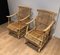 Rattan Sessel, 1950er, 2er Set 5