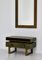 Scandinavian Modern Chest and Mirror in Green Stained Pinewood by Aksel Kjersgaard, Denmark, 1970s, Set of 2, Image 14