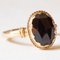 18 Karat Yellow Gold Garnet Ring, 1940s, Image 8