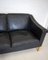 Dänisches 3-Sitzer Sofa aus schwarzem Leder von Stouby, 1960er 9