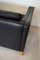 Dänisches 3-Sitzer Sofa aus schwarzem Leder von Stouby, 1960er 3