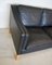 Dänisches 3-Sitzer Sofa aus schwarzem Leder von Stouby, 1960er 8