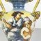 Handgefertigte italienische Albisola Vase aus handbemalter Keramik, 1900er 6
