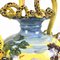 Handgefertigte italienische Albisola Vase aus handbemalter Keramik, 1900er 9