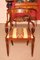 Burr Walnut Marquetry Dining Table and Chairs, 1990s, Set of 19, Image 6