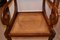 Tavolo da pranzo in legno di noce intarsiato e sedie, anni '90, set di 19, Immagine 9