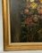 Red Flower Bouquet, Oil on Canvas, 1890s, Framed 6