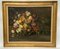 Red Flower Bouquet, Oil on Canvas, 1890s, Framed 1