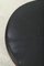 Leather & Plywood Round Pouf 3