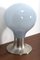 Lámpara de mesa vintage de vidrio, Imagen 9