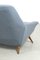 Vintage Blue Upholstery Sofa 4