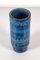 Blaue Vase von Aldo Londi für Bitossi 2