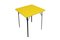 Vintage Yellow Dining Table 1