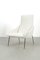 Vintage White Upholstered Armchair 1