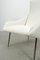 Vintage White Upholstered Armchair 4