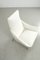 Vintage White Upholstered Armchair 9