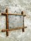 Antique French Wall Mirror in Faux Bamboo 1