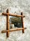 Miroir Mural Antique en Faux Bambou, France 5