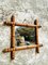 Miroir Mural Antique en Faux Bambou, France 8