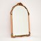 Vintage Gilt and Peach Glass Mirror, 1930s, Image 1