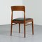 Scandinavian Teak Dining Chairs by Henning Kjærnulf for Korup Stolefabrik, Denmark, 1960s, Set of 6 8