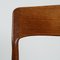 Scandinavian Teak Dining Chairs by Henning Kjærnulf for Korup Stolefabrik, Denmark, 1960s, Set of 6 5