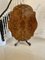 Antique Burr Walnut Serpentine Shaped Dining Table, 1850 2