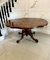 Antique Burr Walnut Serpentine Shaped Dining Table, 1850 1