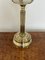 Antike viktorianische Öl-Tischlampe aus Glas & Messing, 1860er 2