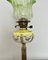 Antike viktorianische Öl-Tischlampe aus Glas & Messing, 1860er 6