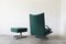 German Model 418 Torino BMP Lounge Chair and Ottoman from Rolf Benz, 1980s, Set of 2, Image 3