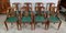 Art Deco Gondola Chairs in Walnut, 1930, Set of 8 3