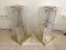 Italian Brass and Murano Glass Lamps by Mazzega, 1970s, Set of 2 4