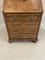 Antique Queen Anne Style Burr Walnut Bureau Bookcase, 1860, Image 8