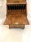 Antique Queen Anne Style Burr Walnut Bureau Bookcase, 1860 9
