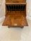 Antique Queen Anne Style Burr Walnut Bureau Bookcase, 1860, Image 13