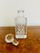 Antique Edwardian Cut Glass Whisky Decanter, 1910s 3