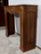 Louis XV Style Solid Walnut Fireplace Guard 11