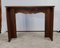 Louis XV Style Solid Walnut Fireplace Guard 16