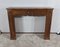 Louis XV Style Solid Walnut Fireplace Guard 1