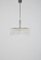 Mid-Century Ceiling Light in Glass and Chrome from Doria Leuchten, 1960s, Image 3