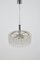 Mid-Century Ceiling Light in Glass and Chrome from Doria Leuchten, 1960s 5