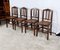 Late 19th Century Dining Chairs in Oak, Set of 4 2