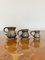 Antique Victorian Pewter Measures, 1850s, Set of 3 1