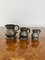 Antique Victorian Pewter Measures, 1850s, Set of 3 3
