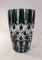 Green Glass Vase from Val Saint Lambert, 1950s, Image 4