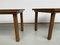 Modernistische Esstische aus Kiefernholz, 1970er, 2er Set 2