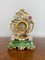 Edwardian Hand Painted Porcelain Mantle Clock, 1900s 1