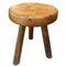 Tripod Stool in Pine by Charlotte Perriand 3