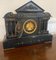 Large Victorian Marble Mantle Clock, 1860s 3
